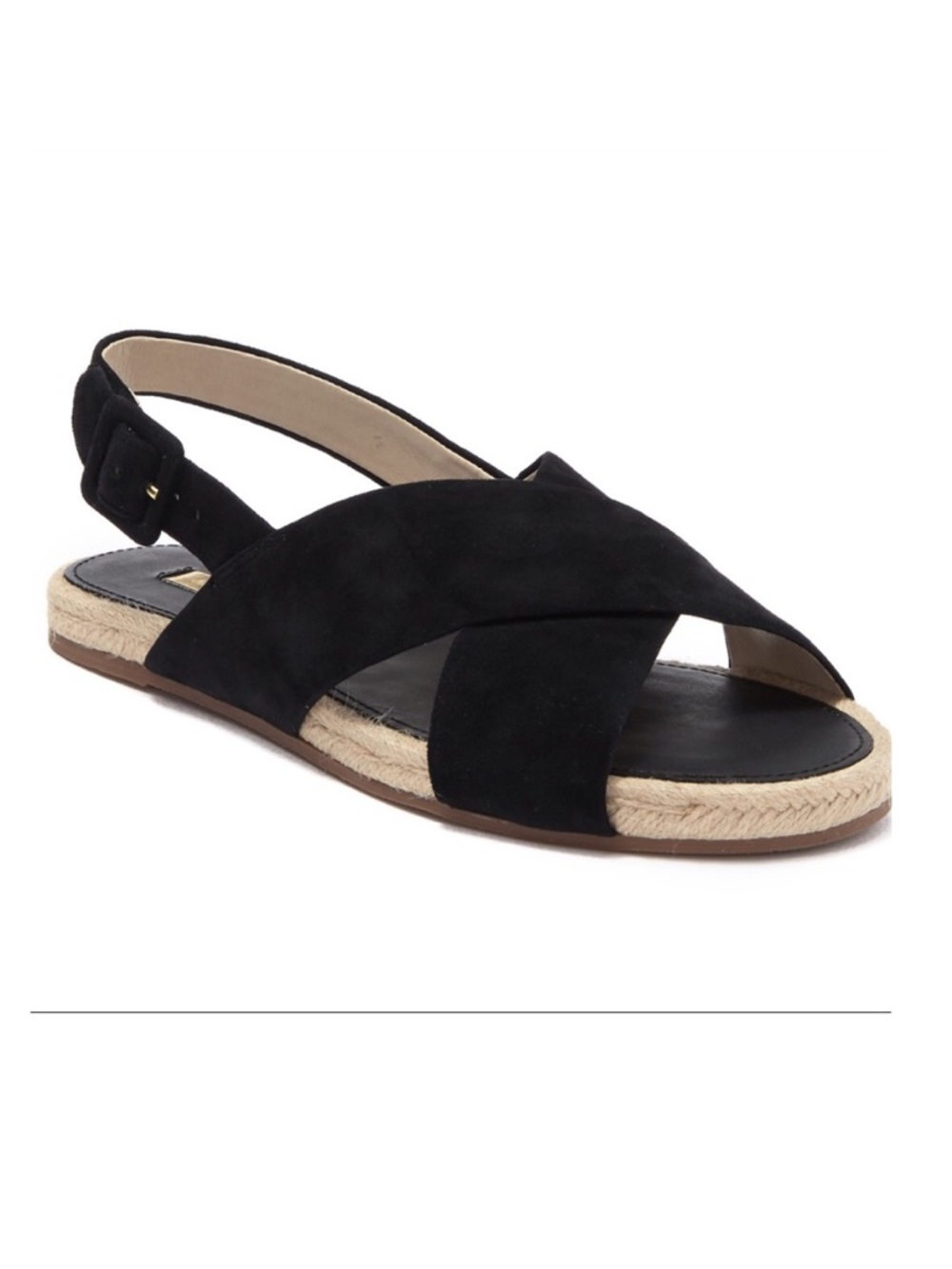 Louise et Cie NWOT Isamari Slingback Suede Sandal SIZE 7 Criss Cross Adjustable